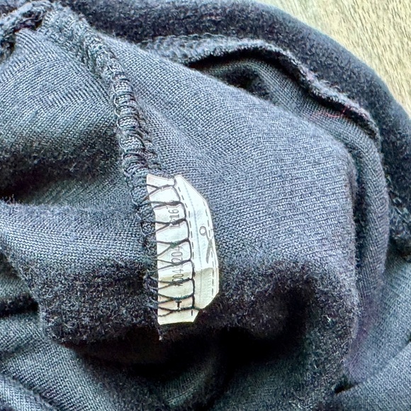 Barbie Black Velour Pullover Cropped Long Sleeve Drawstring Sweatshirt Top Sz M - Picture 6 of 11